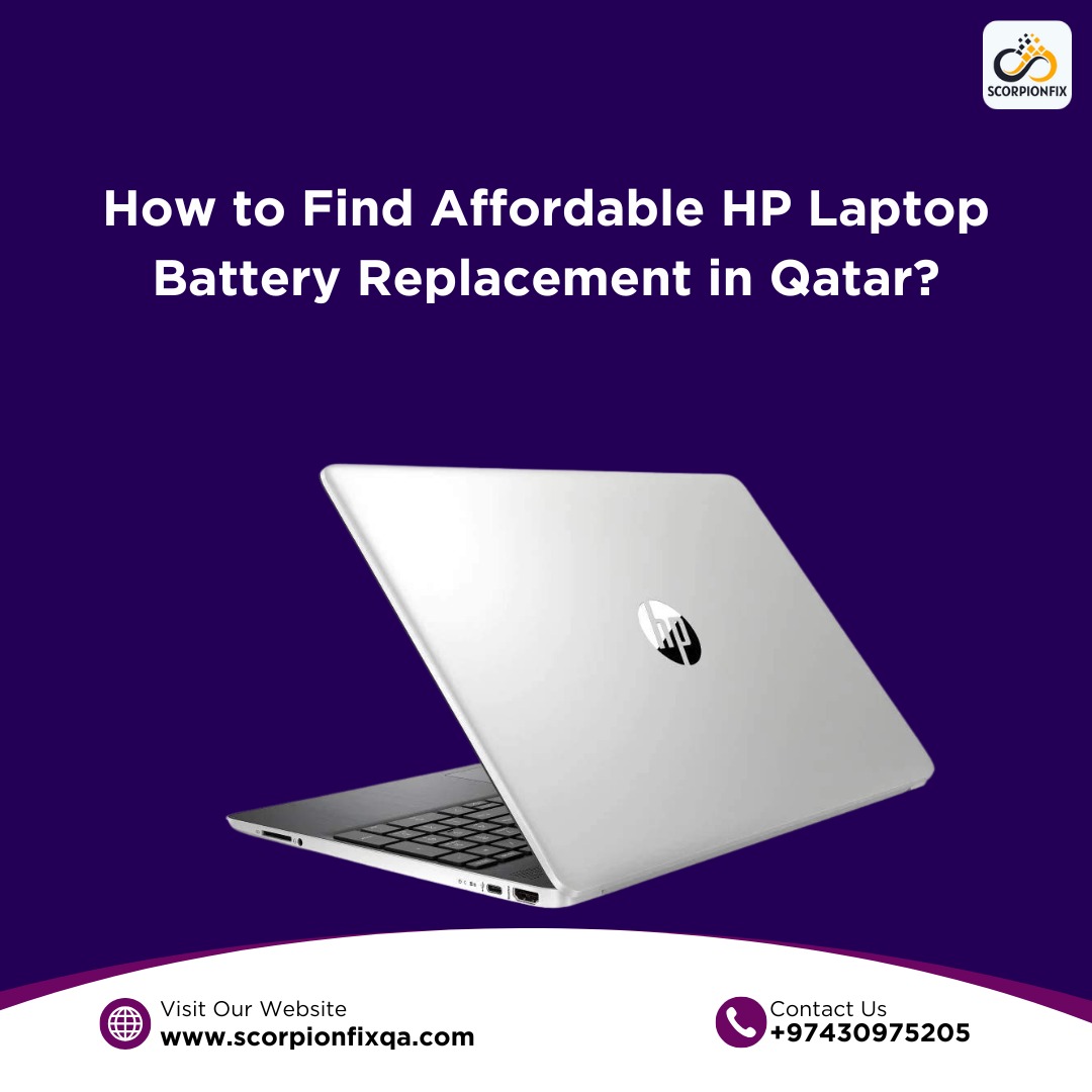 HP Laptop Battery Replacement in Qatar