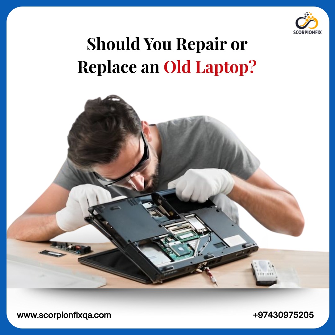 laptop service center in qatar