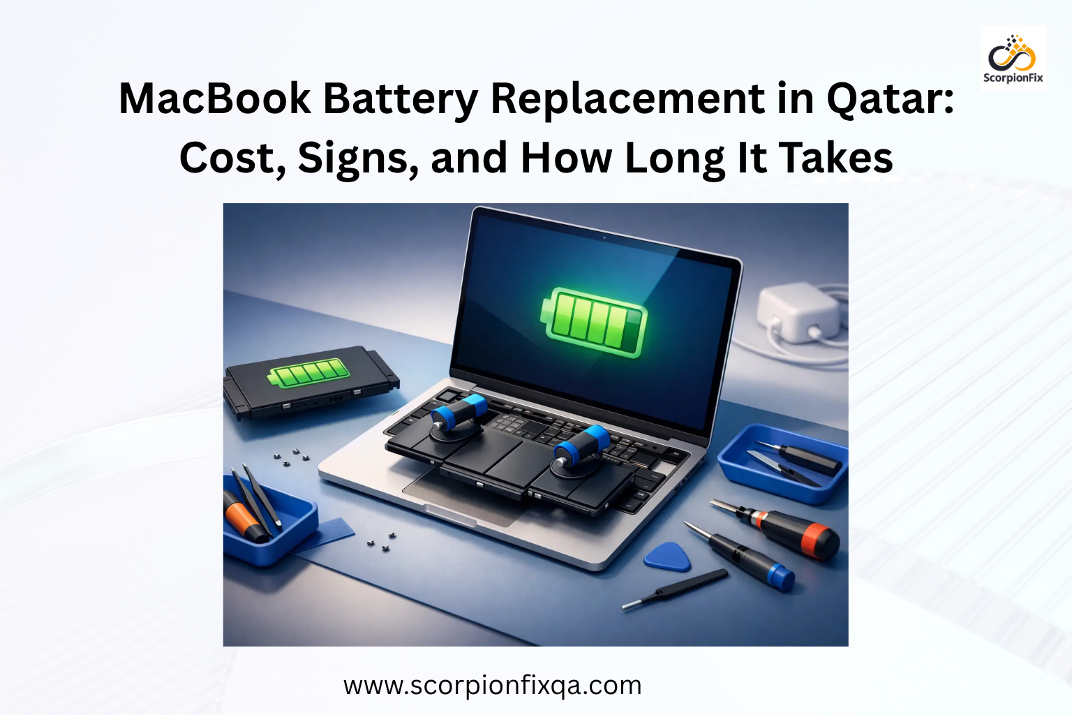MacBook Battery Replacement in Qatar: Cost, Signs, and How Long It Takes